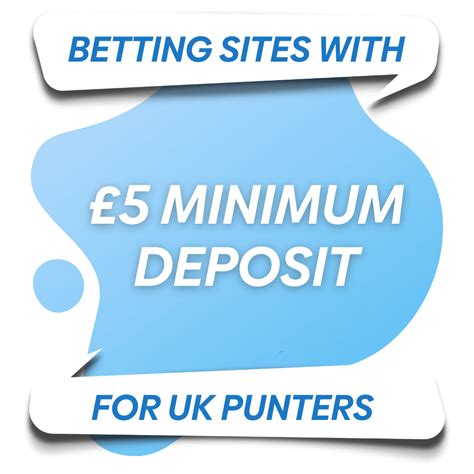 5 pound deposit betting sites